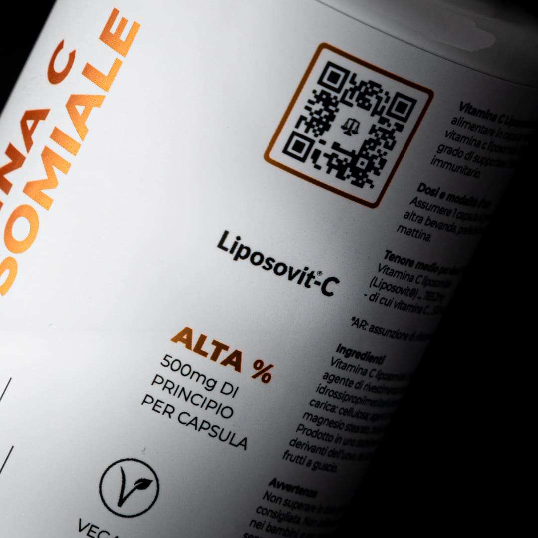 VITAMINA C LIPOSOMIALE - Integratore a base di Vitamina C Certificata Liposovit®