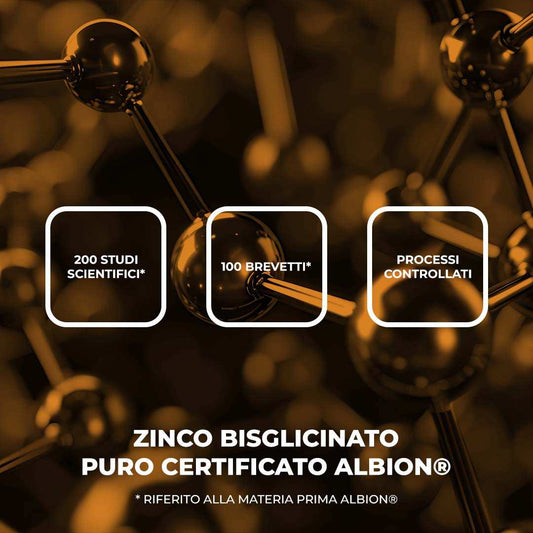 ZINCO - Integratore a base di Zinco Bisglicinato Certificato Albion®