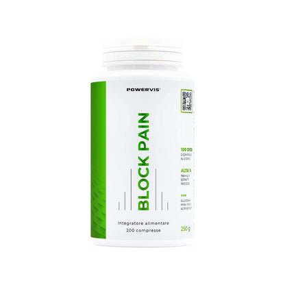 BLOCK PAIN - Integratore per le Articolazioni con Glucosamina, Condroitina, Boswellia e MSM
