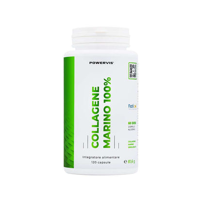 COLLAGENE MARINO 100% - Integratore alimentare a base di Collagene Marino Certificato Naticol® in capsule