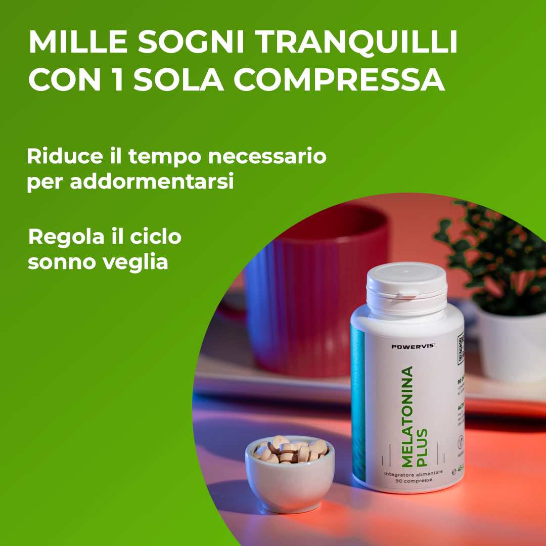 MELATONINA PLUS - Integratore a base di Melatonina e altri estratti in Compresse
