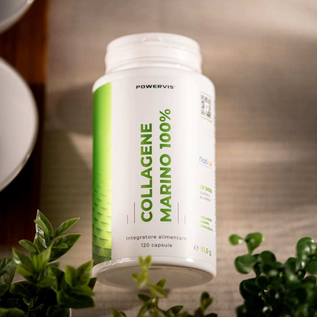 COLLAGENE MARINO 100% - Integratore alimentare a base di Collagene Marino Certificato Naticol® in capsule
