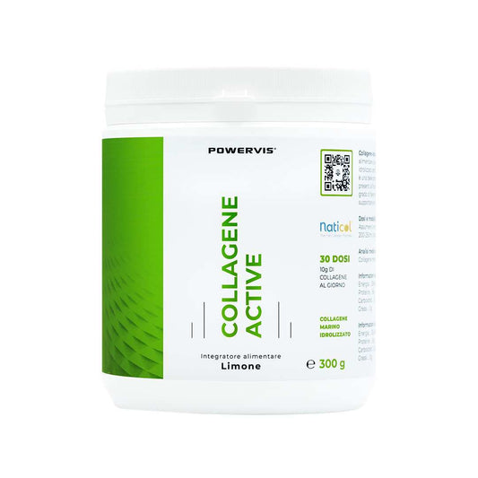 COLLAGENE ACTIVE - Integratore alimentare a base di Collagene Marino Certificato Naticol® in polvere