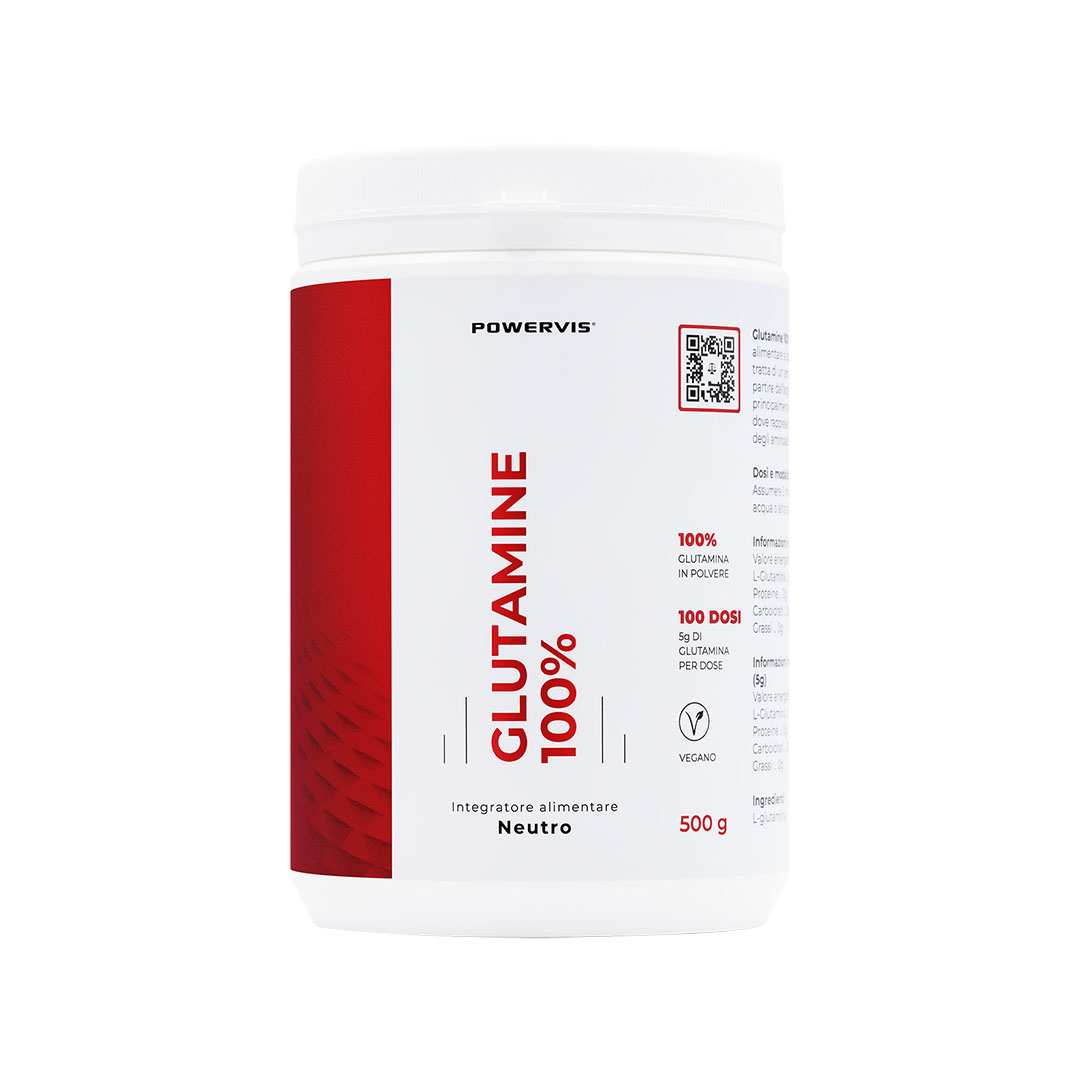 GLUTAMINE 100% - Integratore a base di Glutammina in Polvere