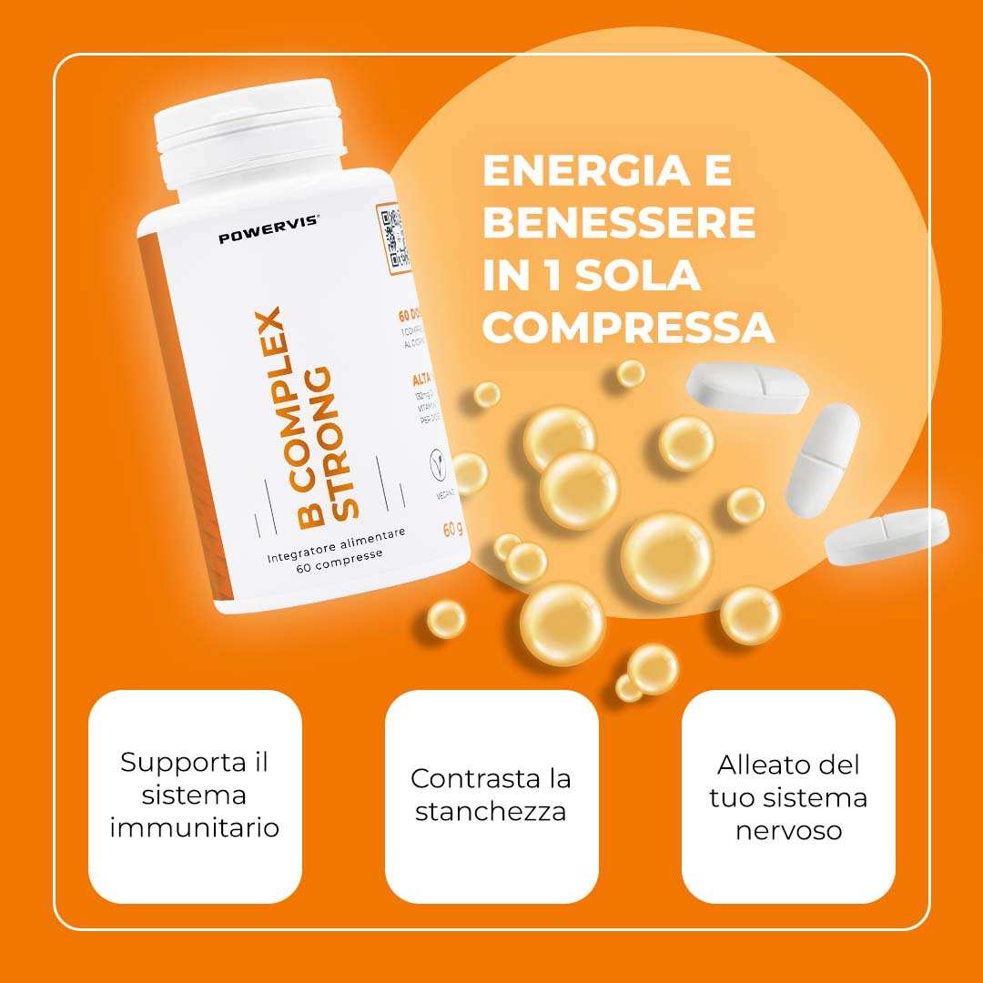 B COMPLEX STRONG - Integratore di Vitamina B in compresse