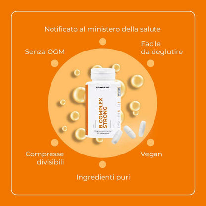 B COMPLEX STRONG - Integratore di Vitamina B in compresse