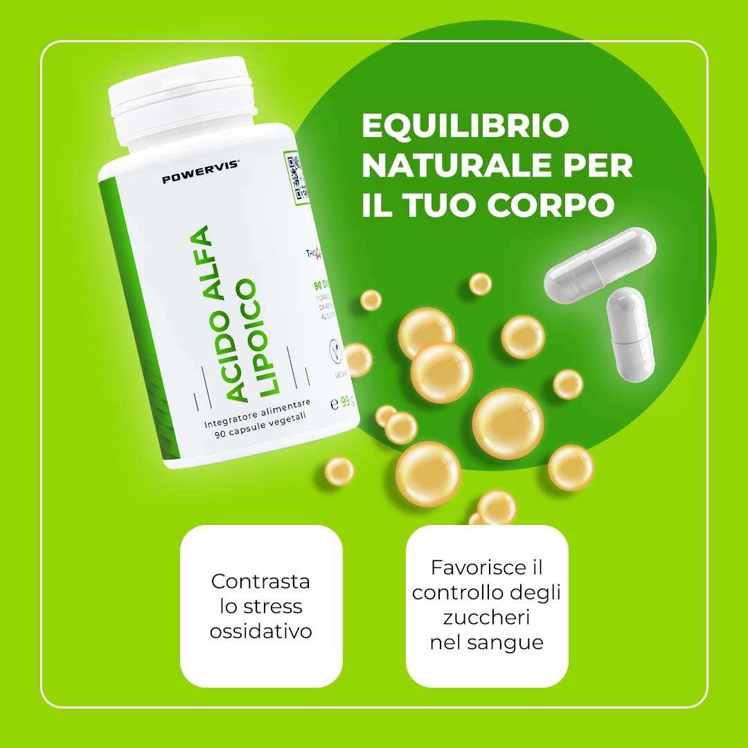 ACIDO ALFA LIPOICO - Integratore a base di Acido Alfa Lipoico Certificato ThioActive®