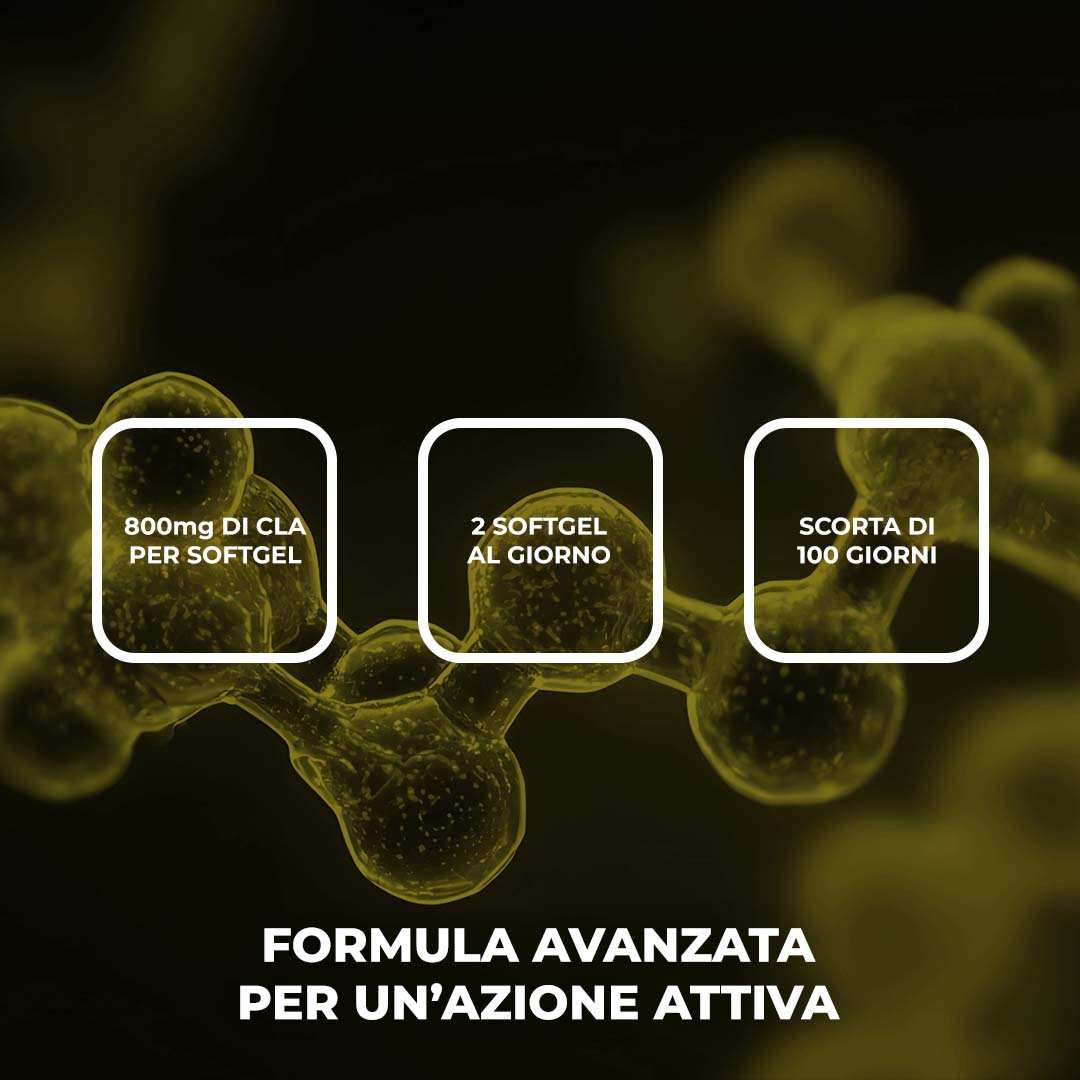 CLA STRONG 80% - Integratore a base di Acido Linoleico Coniugato