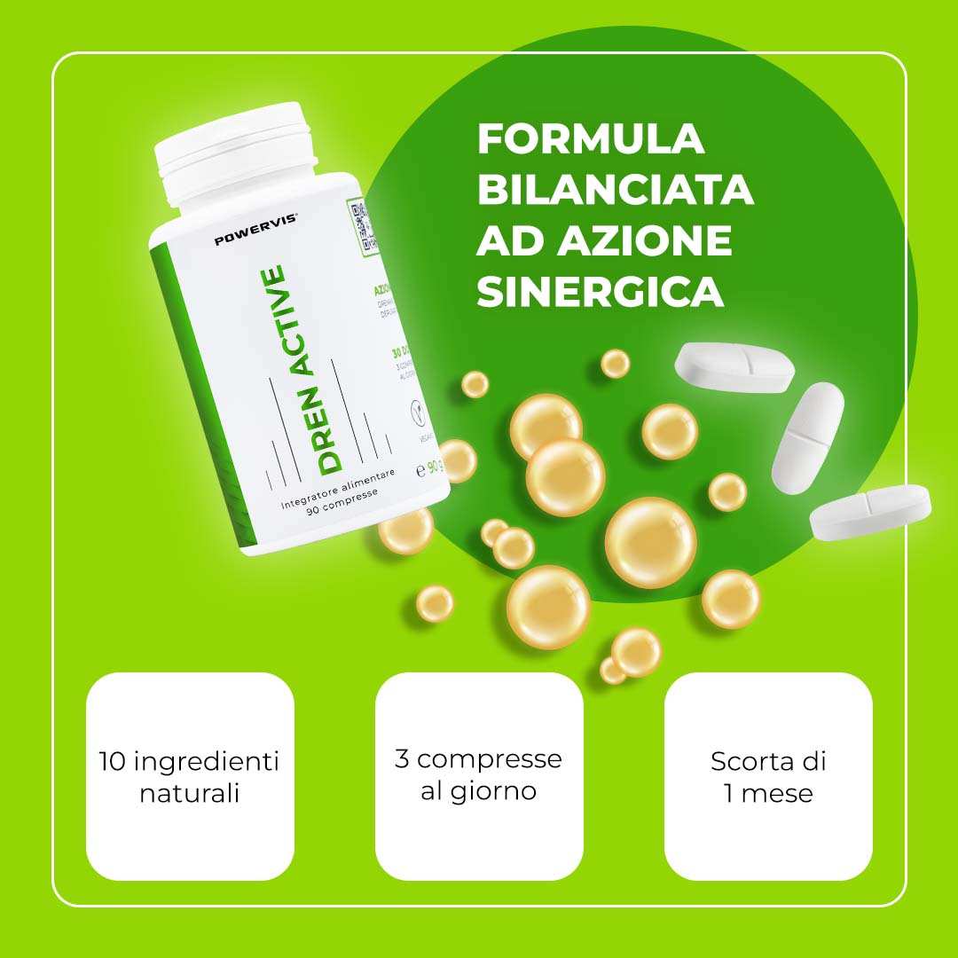 DREN ACTIVE - Integratore alimentare Drenante e Depurativo
