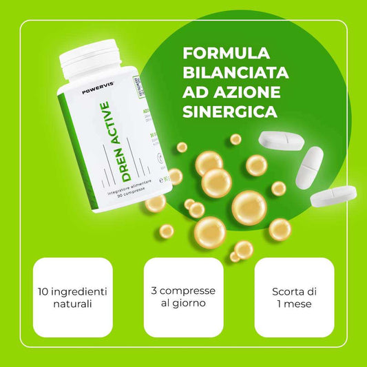 DREN ACTIVE - Integratore alimentare Drenante e Depurativo
