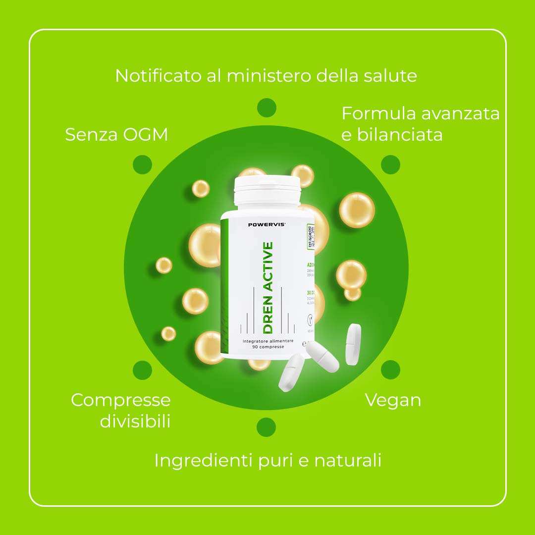 DREN ACTIVE - Integratore alimentare Drenante e Depurativo