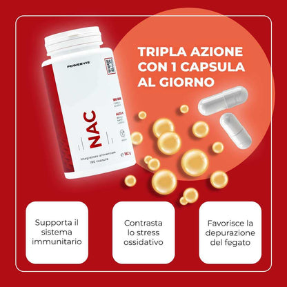 NAC - N-Acetil L-Cisteina in capsule da 600mg