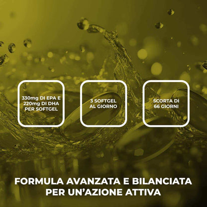 OMEGA 3 - Integratore alimentare a base di Omega 3 (33-22)
