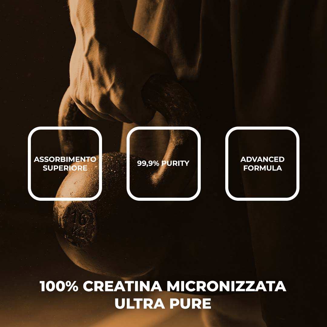 SUPREME CREATINE - Integratore alimentare a base di Creatina Micronizzata Ultra Pure
