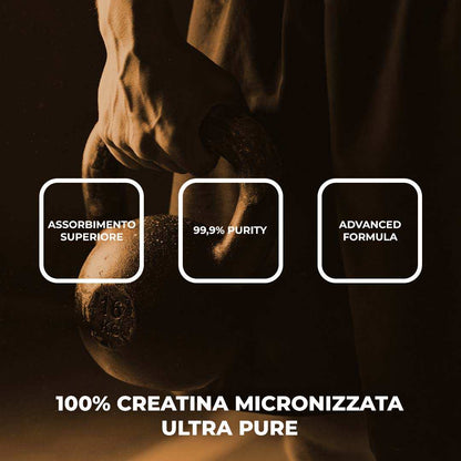 SUPREME CREATINE - Integratore alimentare a base di Creatina Micronizzata Ultra Pure