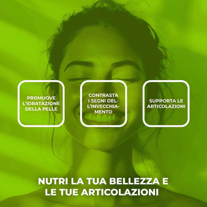COLLAGENE MARINO 100% - Integratore alimentare a base di Collagene Marino Certificato Naticol® in capsule
