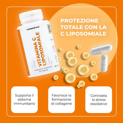 VITAMINA C LIPOSOMIALE - Integratore a base di Vitamina C Certificata Liposovit®