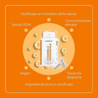 VITAMINA C LIPOSOMIALE - Integratore a base di Vitamina C Certificata Liposovit®