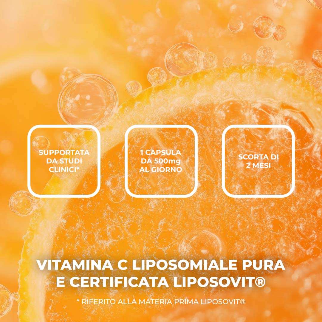 VITAMINA C LIPOSOMIALE - Integratore a base di Vitamina C Certificata Liposovit®