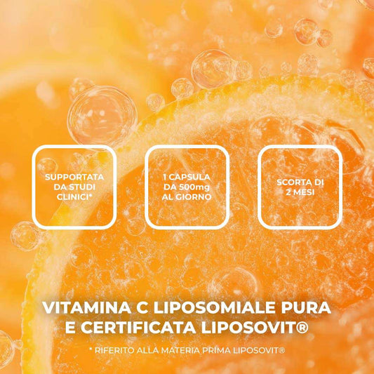 VITAMINA C LIPOSOMIALE - Integratore a base di Vitamina C Certificata Liposovit®