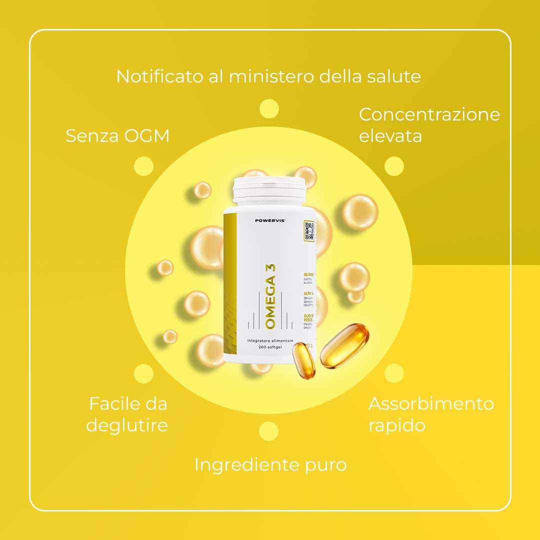 OMEGA 3 - Integratore alimentare a base di Omega 3 (33-22)