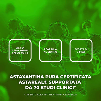 ASTAXANTINA - Integratore alimentare a base di Astaxantina Certificata AstaReal®