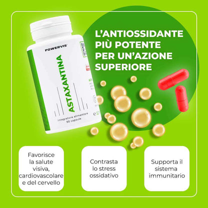 ASTAXANTINA - Integratore alimentare a base di Astaxantina Certificata AstaReal®