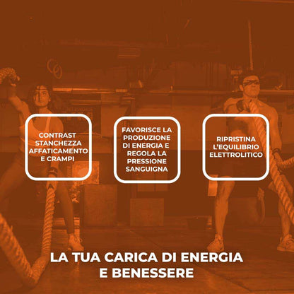 MGK MAX - Integratore alimentare a base di Magnesio e Potassio in polvere