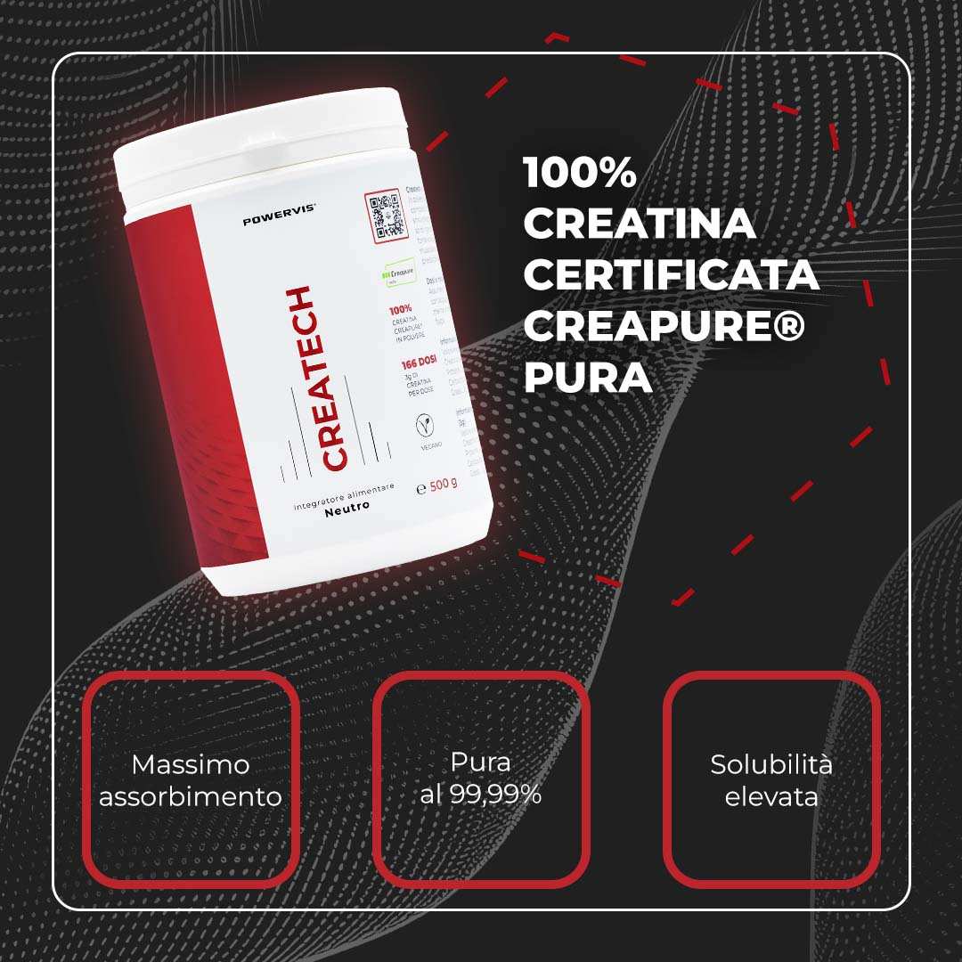 CREATECH - Creatina Creapure® 100% in Polvere
