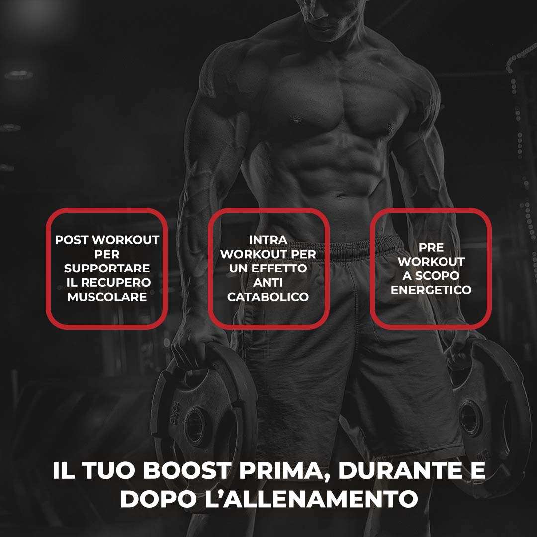 MEGA RAM 8:1:1 - Integratore alimentare a base di Bcaa 8:1:1 in Compresse