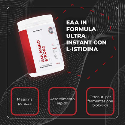 EAA AMINO STRONG - Aminoacidi Essenziali in Polvere Instant
