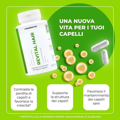 REVITAL HAIR - Integratore alimentare per il benessere dei Capelli