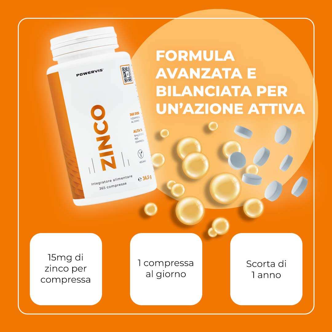 ZINCO - Integratore a base di Zinco Bisglicinato Certificato Albion®