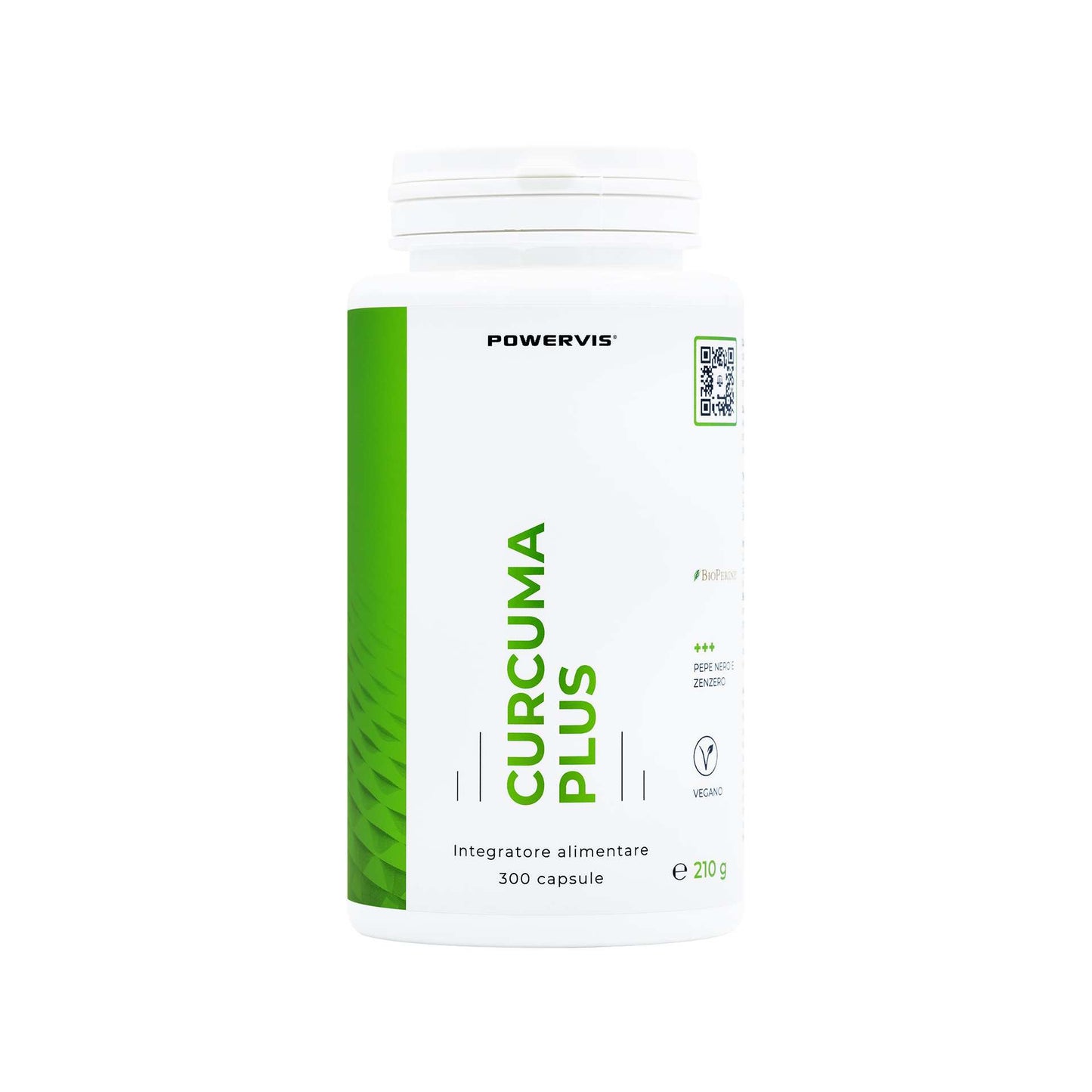 CURCUMA PLUS - Integratore alimentare a base di Curcuma, BioPerine® e Zenzero
