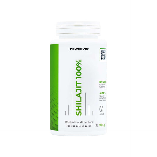 SHILAJIT 100% - Integratore alimentare a base di Estratto Puro di Shilajit Himalayano 40:1