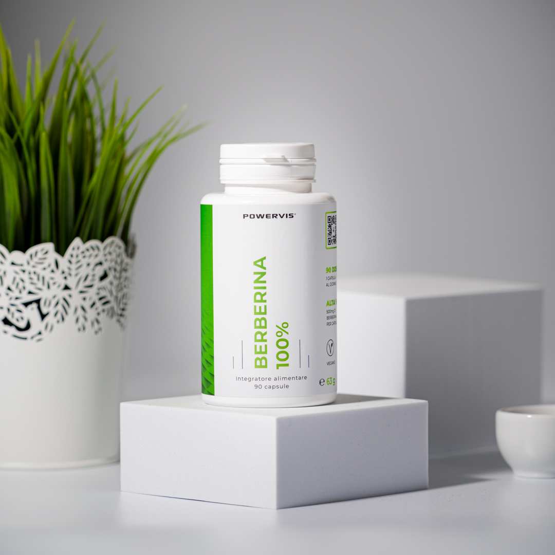 BERBERINA 100% - Integratore alimentare a base di Estratto di Berberina 97%