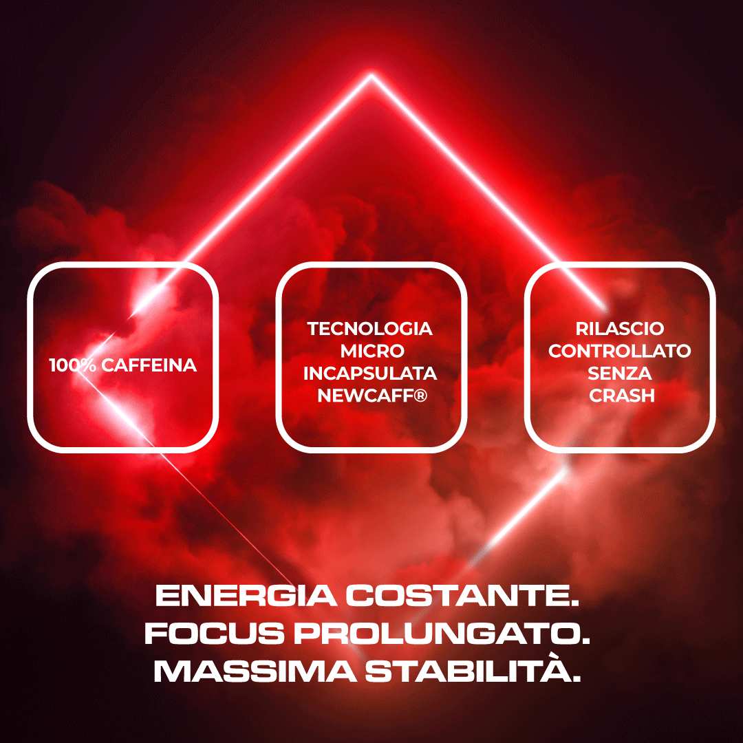 CAFFEINE MICRO PURE - Integratore alimentare a base di Caffeina Microincapsulata Certificata NewCaff®