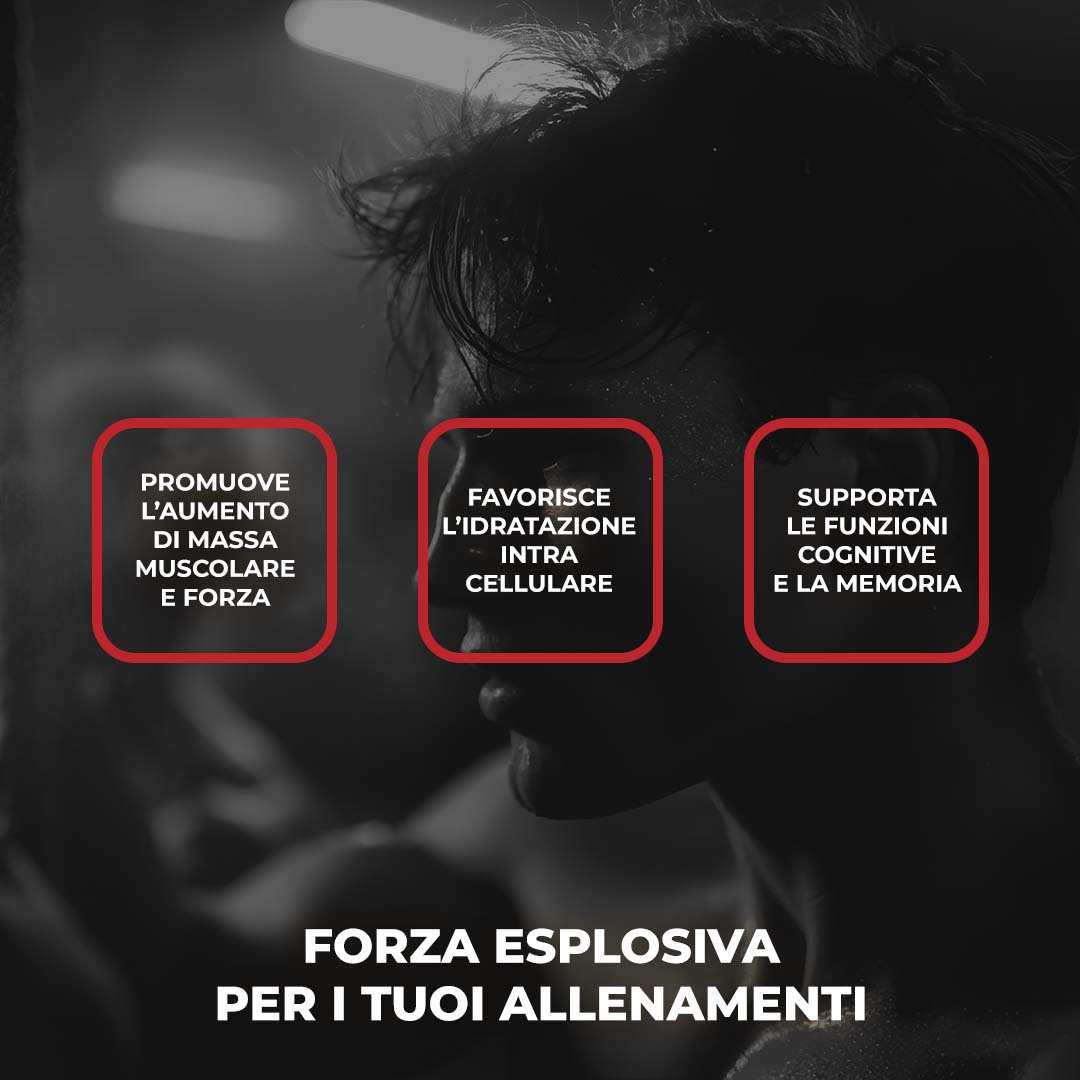 CREA TABS - Integratore alimentare a base di Creatina Monoidrato in Compresse