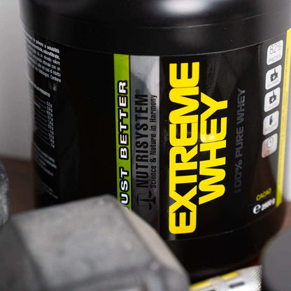 EXTREME WHEY - Proteine del Siero del Latte Concentrate e Isolate con Creatina e Glutammina