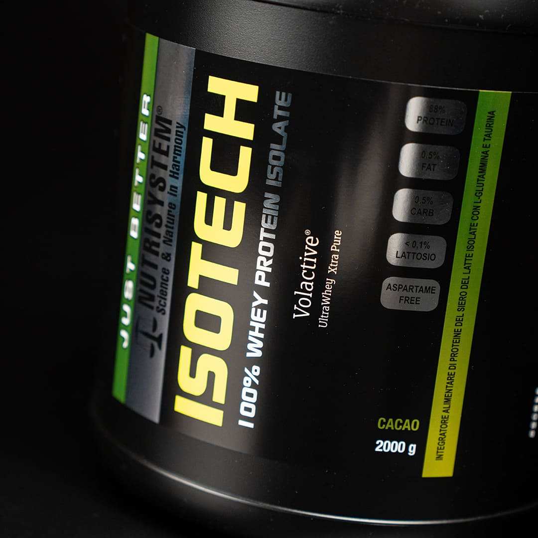 ISOTECH - Proteine Isolate Certificate Volactive® XTRA PURE con Glutammina, Taurina e Vitamine