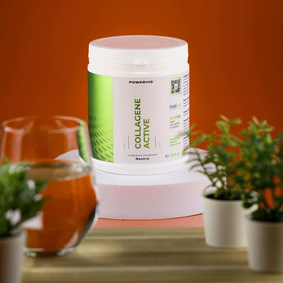 COLLAGENE ACTIVE - Integratore alimentare a base di Collagene Marino Certificato Naticol® in polvere