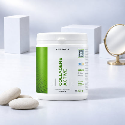 COLLAGENE ACTIVE - Integratore alimentare a base di Collagene Marino Certificato Naticol® in polvere