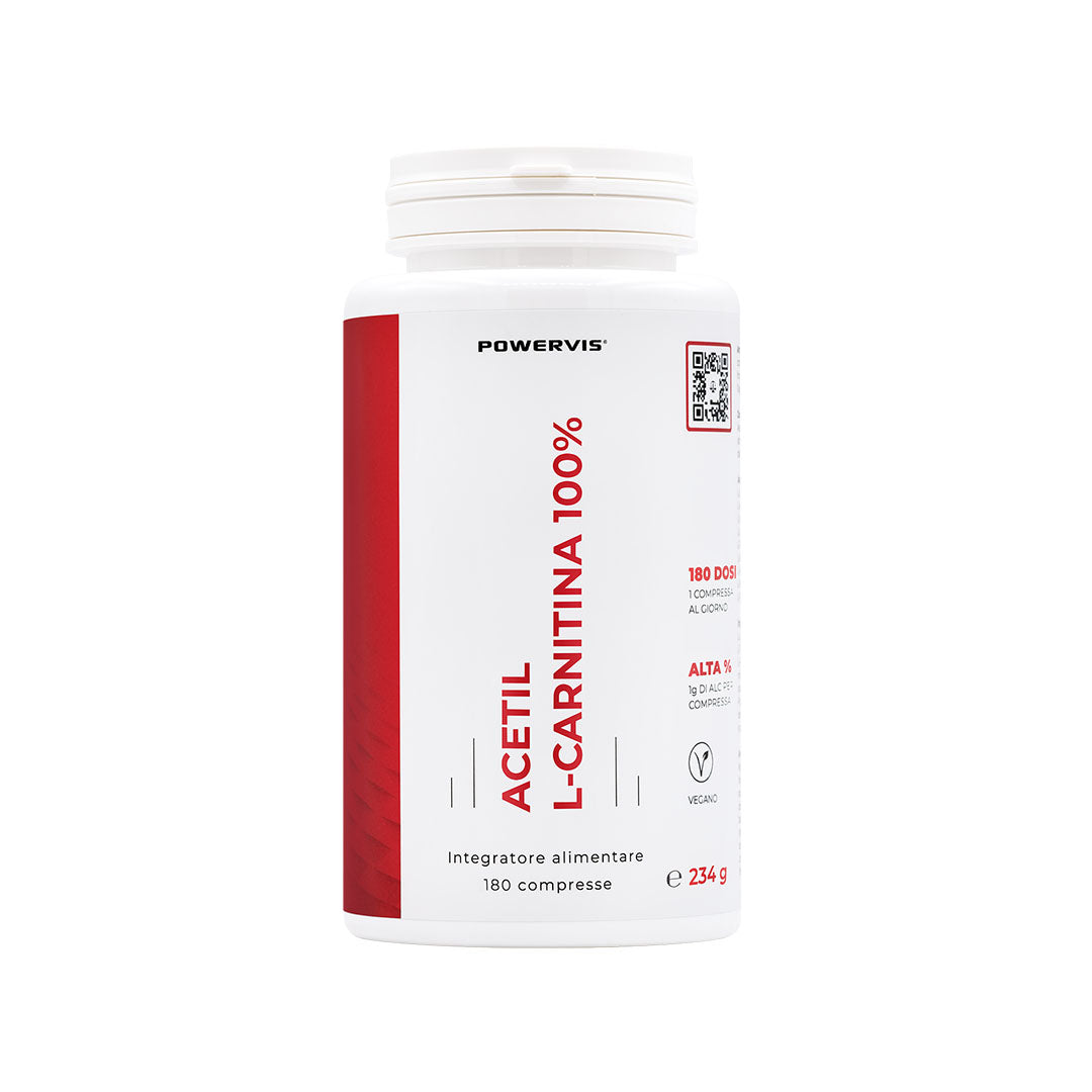 ACETIL L-CARNITINA 100% - Integratore alimentare a base di Acetil L-Carnitina in compresse