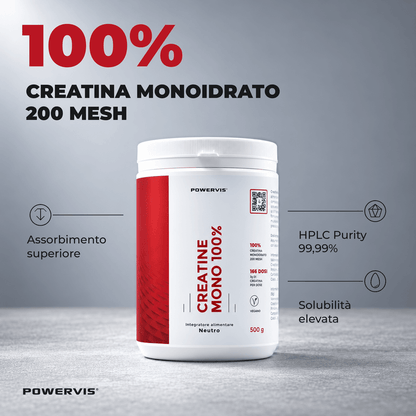 CREATINE MONO 100% - Creatina Monoidrato in polvere