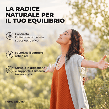 CURCUMA PLUS - Integratore alimentare a base di Curcuma, BioPerine® e Zenzero