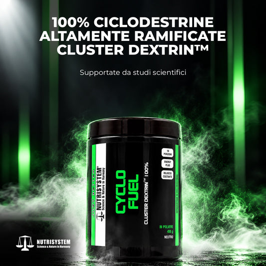 CYCLO FUEL - Ciclodestrine Altamente Ramificate Certificate Cluster Dextrin™