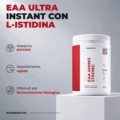 EAA AMINO STRONG - Aminoacidi Essenziali in Polvere Instant
