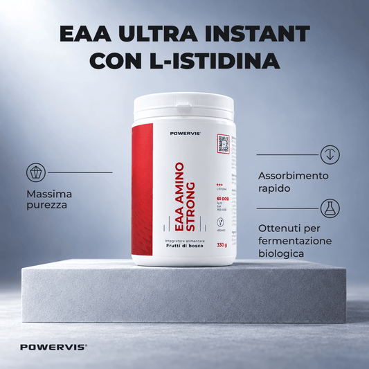 EAA AMINO STRONG - Aminoacidi Essenziali in Polvere Instant