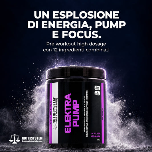 ELEKTRA PUMP - Pre workout High Dosage