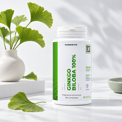 GINKGO BILOBA - Integratore alimentare a base di Estratto di Ginkgo Biloba 50:1